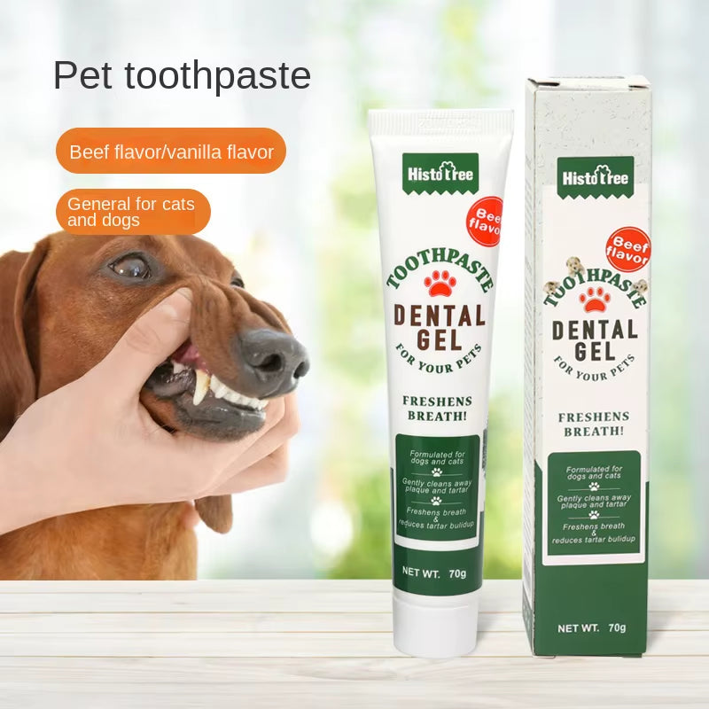 Pet Toothpaste Dog Toothpaste Dog Oral Cleaning Products Cat Toothpaste Beef Flavored Vanilla Flavored Dog Toothpaste