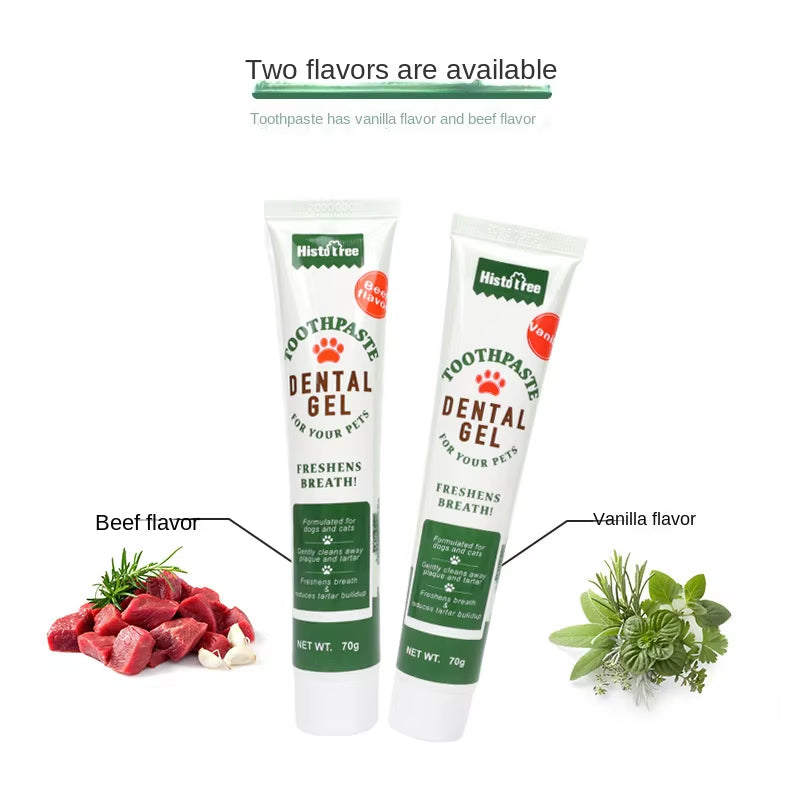 Pet Toothpaste Dog Toothpaste Dog Oral Cleaning Products Cat Toothpaste Beef Flavored Vanilla Flavored Dog Toothpaste